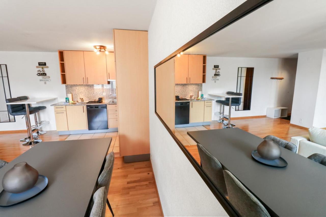 Logement Chaleureux Au Coeur De La Station Crans-Montana Buitenkant foto